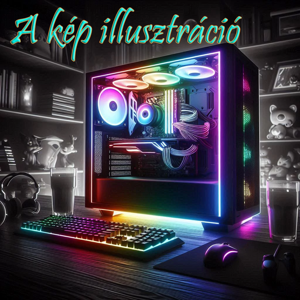 Pixel GAMING PC - Shark Maelstrom (R7-5700X, RTX4060Ti  8G , 1TB NVMe  , 16GB  , Air Cooler, Windows 11 home, 650W)