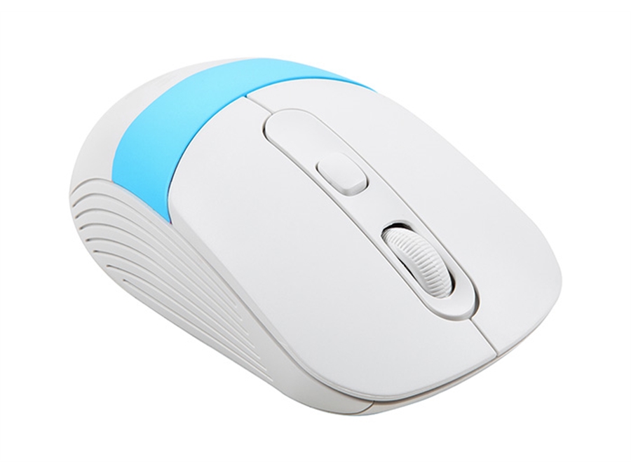 Everest Vezeték nélküli Plug & Play Optikai egér (Fehér-kék)