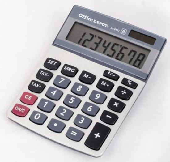 Office Depot AT-812T számológép adó számítás funkcióval