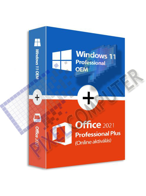 Windows 11 Professional + Microsoft Office 2021  csomagban