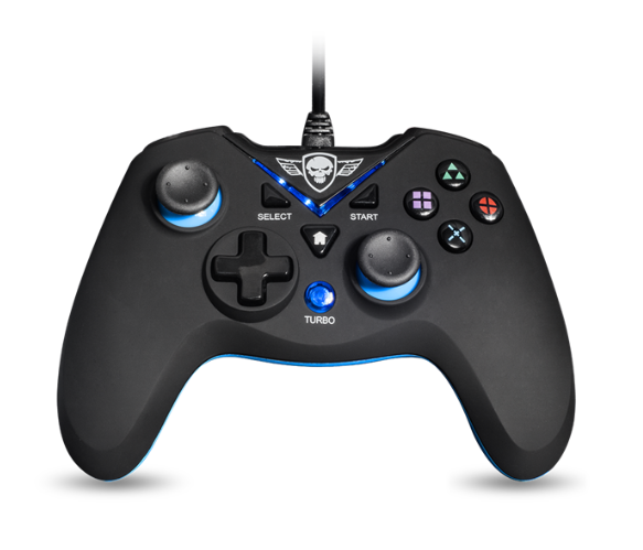 Spirit of Gamer XGP Kábeles kontroller (Fekete-Kék)