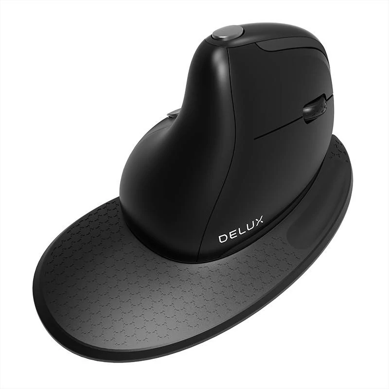 Delux M618XSU vezetékes függőleges GAMER egér 4000 DPI RGB